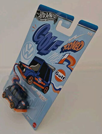 Hot Wheels 2025 Silver Series GULF TOONED VOLKSWAGEN GOLF MK1 