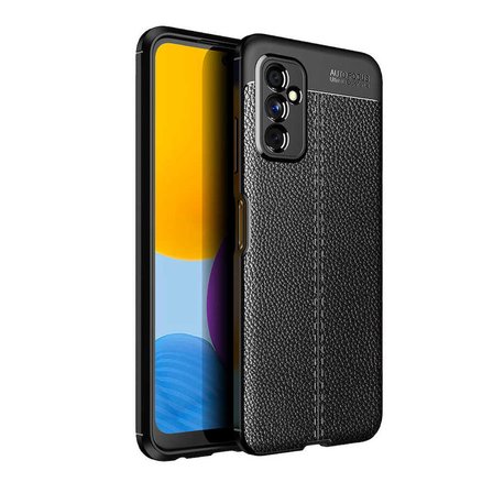 Gpack Samsung Galaxy M52 Kılıf Niss Silikon Deri Görünümlü Kamera KorumalıNano Glass