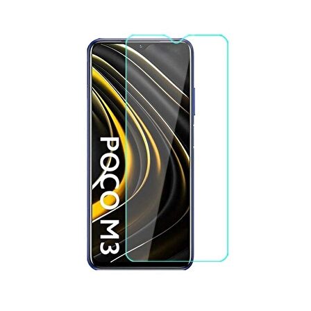 Smcase Xiaomi Poco M3 Kılıf Lüks Premier Silikon  Nano Ekran Koruyucu