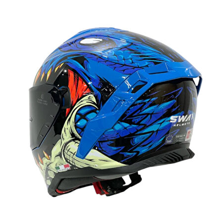 Sway Kapalı Kask Sw 867 Storm Mavi