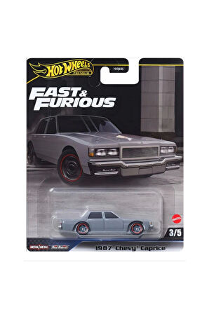 Fast & Furious 1987 Chevy Caprica Hrt98 Koleksiyonluk Model Araba