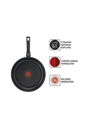 Tefal Titanyum 3x Force 28CM Tava