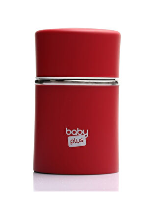 Baby Plus Paslanmaz Çelik Mama Saklama Termosu 260 ML Kırmızı