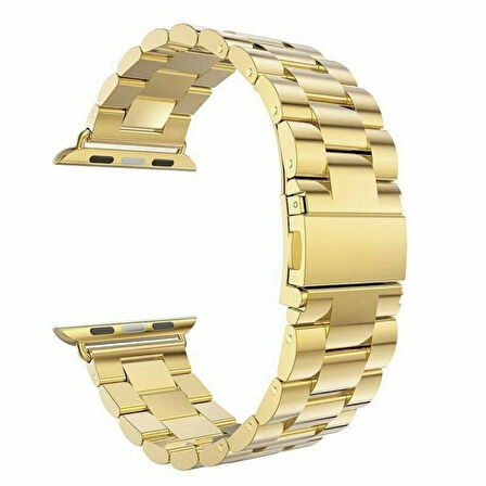 Gpack Apple Watch 7 45mm Kordon Metal Sıralı Kordon KRD 04