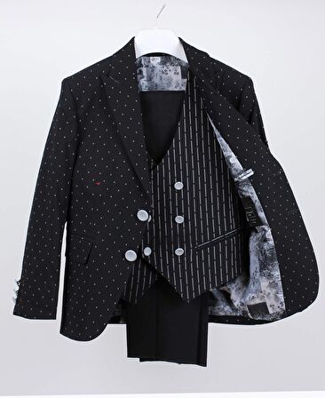 Doktor Junior Erkek Çocuk Yelekli Takım Elbise