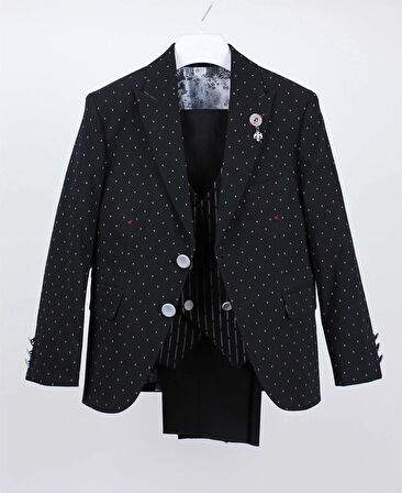 Doktor Junior Erkek Çocuk Yelekli Takım Elbise