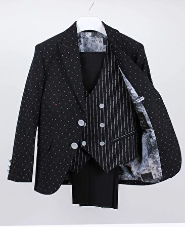 Doktor Junior Erkek Çocuk Yelekli Takım Elbise