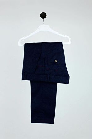 Erkek Çocuk Çift Sıra Düğmeli Zincili Yelek Takım