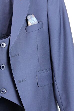 Erkek Çocuk Spor Kesim Yelekli Takım Elbise