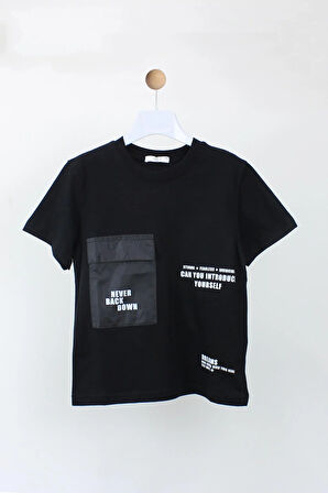 Erkek Çocuk Cepli Tshirt