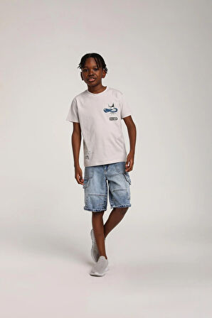 Erkek Çocuk Sırt Baskılı Tshirt