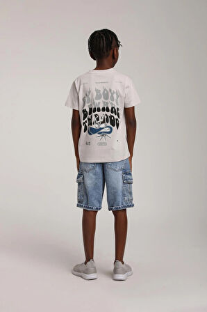 Erkek Çocuk Sırt Baskılı Tshirt