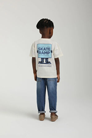 Erkek Bebek Sırt Baskılı Tshirt