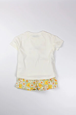 Cichlid Kız Çocuk Poplin Şort Takım