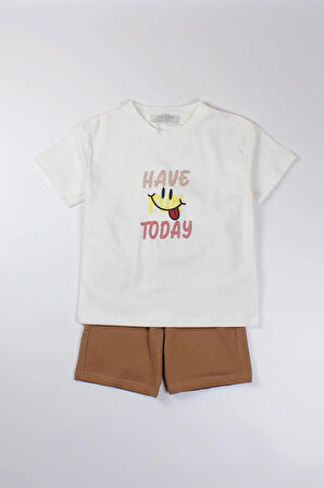 Mackays Erkek Bebek Penye Şort Takım