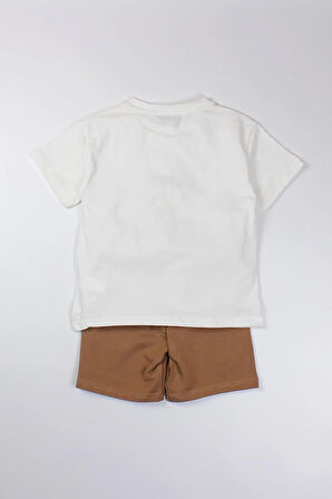 Mackays Erkek Bebek Penye Şort Takım