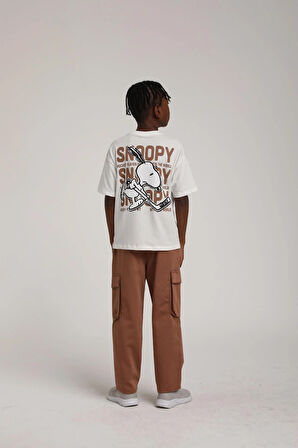 Erkek Çocuk Snoopy Baskılı Tshirt