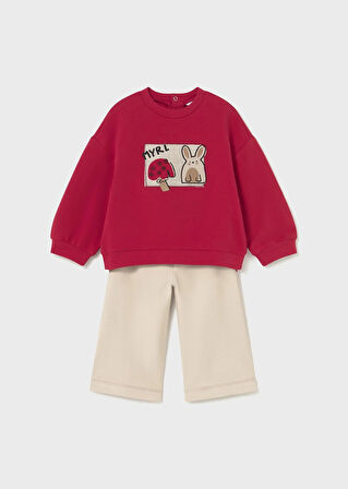 Mayoral Kız Bebek Pantolon ve Swearshirt Takım