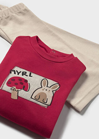 Mayoral Kız Bebek Pantolon ve Swearshirt Takım