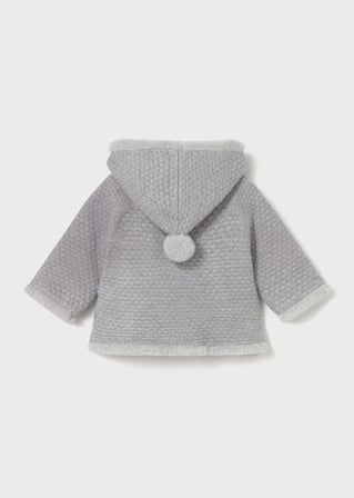 Mayoral Newborn Ponponlu Triko Hırka Gri