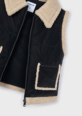 Mayoral Kız Çocuk Kürklü Şişme Yelek