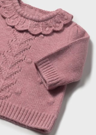Mayoral Newborn Kız Bebek Kazak Pembe
