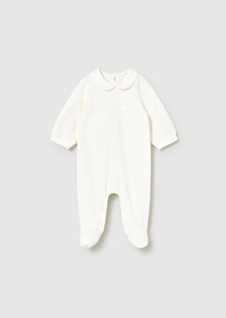 Mayoral Newborn Kız Bebek Kadife Tulum