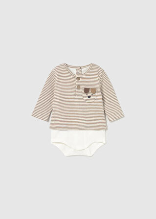 Mayoral Newborn Erkek Bebek Cıtçıtlı Sweatshirt