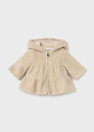 Mayoral Newborn Kız Bebek Peluş Hırka