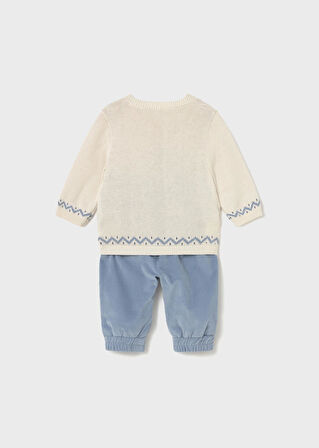 Mayoral Newborn Erkek Bebek Kazak Ve Pantolon Set