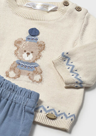Mayoral Newborn Erkek Bebek Kazak Ve Pantolon Set