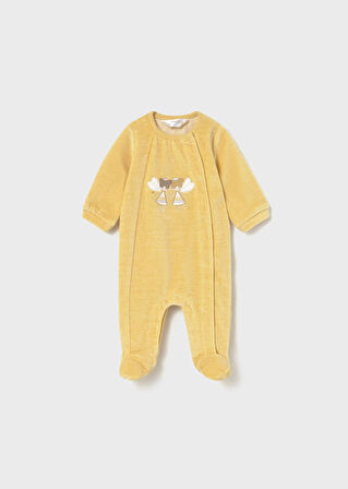Mayoral Newborn Kız Bebek Kadife Tulum
