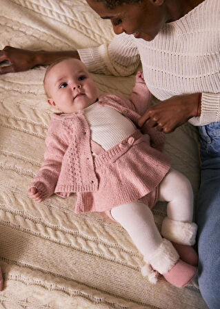 Mayoral Newborn Kız Bebek Triko Takım