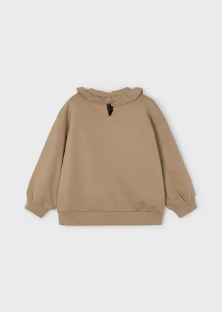 Mayoral Kız Çocuk Sweatshirt Krem