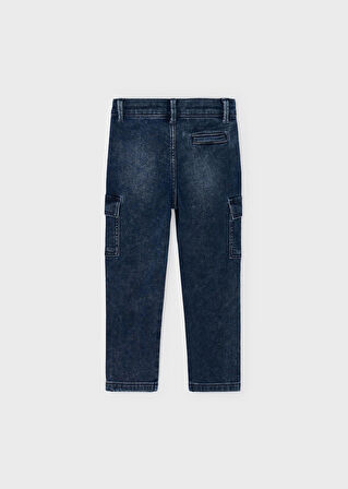 Mayoral Erkek Çocuk Kargo Cep Kot Pantolon