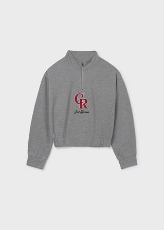 Mayoral Kız Çocuk Sweatshirt Gri