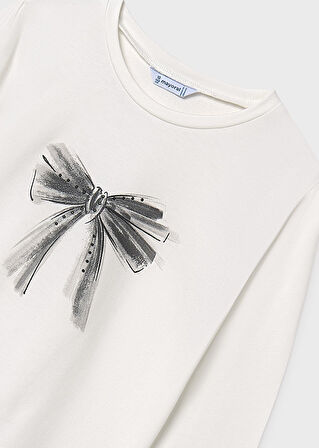 Mayoral Kız Çocuk Baskılı Sweatshirt
