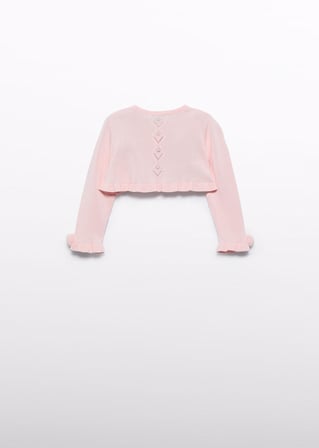 Mayoral Abel Lula Kız Bebek Olive Bolero Pembe