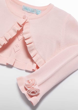 Mayoral Abel Lula Kız Bebek Olive Bolero Pembe