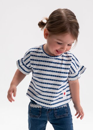 Mayoral Kız Bebek Oversize Tshirt Mavi