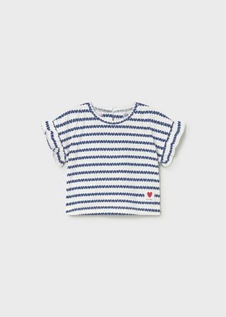 Mayoral Kız Bebek Oversize Tshirt Mavi