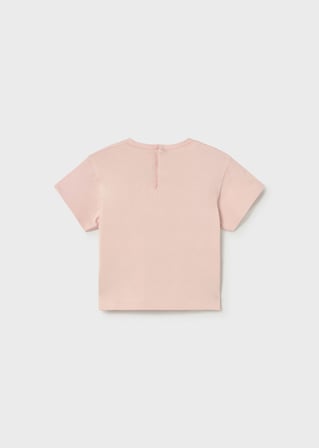 Mayoral Kız Bebek Baskılı Tshirt Pembe