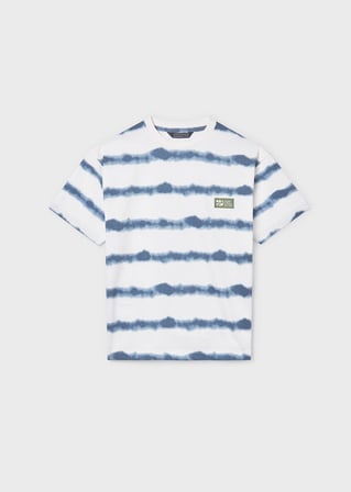 Mayoral Erkek Çocuk Baskılı Tshirt Beyaz
