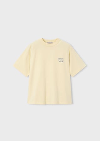 Mayoral Boston Erkek Çocuk Baskılı Tshirt Sarı