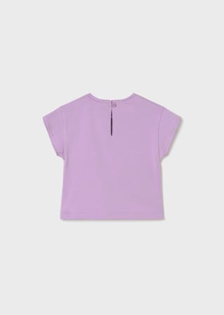 Mayoral Kız Bebek Baskılı Tshirt Mor
