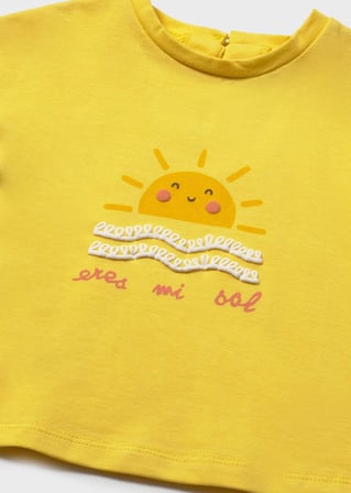 Mayoral Kız Bebek Baskılı Tshirt Sarı