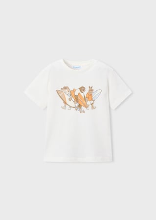 Mayoral Erkek Çocuk İkili Tshirt Set Turuncu