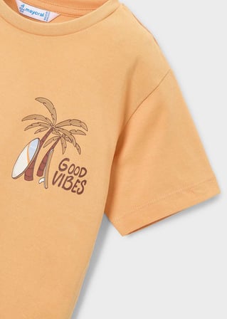 Mayoral Erkek Çocuk İkili Tshirt Set Turuncu