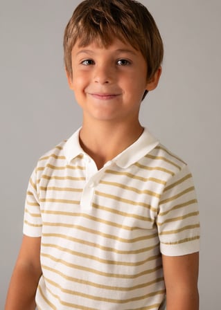 Mayoral Erkek Çocuk Merserize Tshirt Bej