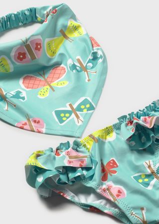 Mayoral Kız Bebek Mayor Altı Ve Bandana Mavi